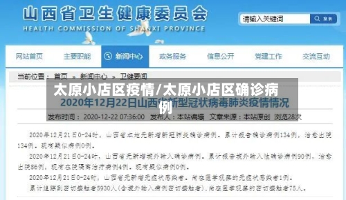 太原小店区疫情/太原小店区确诊病例-第1张图片
