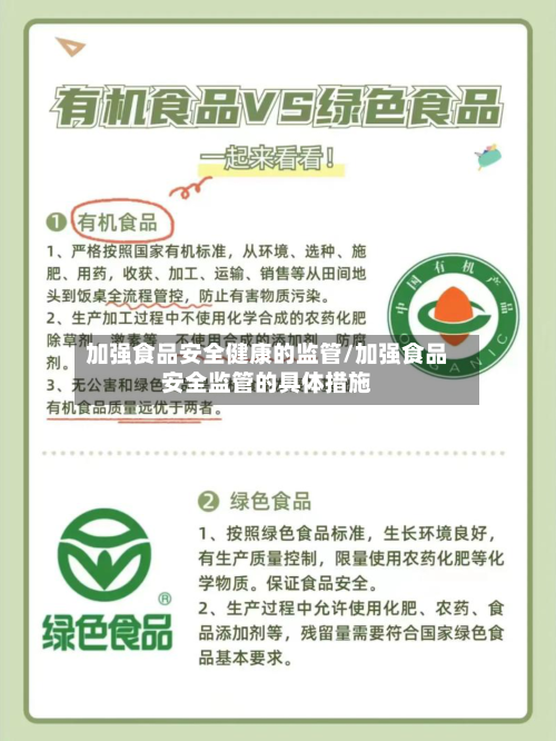 加强食品安全健康的监管/加强食品安全监管的具体措施-第1张图片