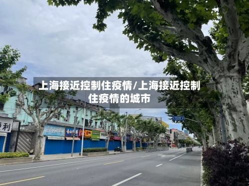 上海接近控制住疫情/上海接近控制住疫情的城市