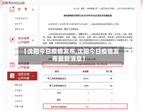 【沈阳今日疫情发布,沈阳今日疫情发布最新消息】-第1张图片