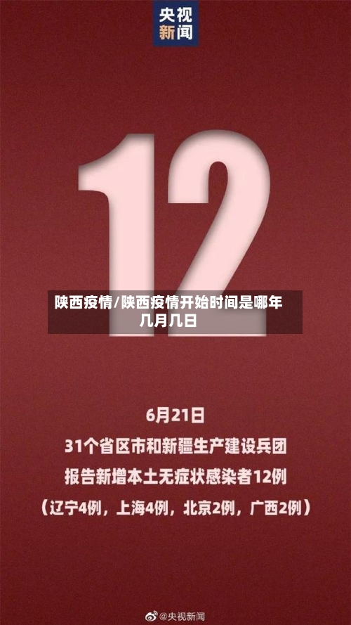 陕西疫情/陕西疫情开始时间是哪年几月几日-第1张图片