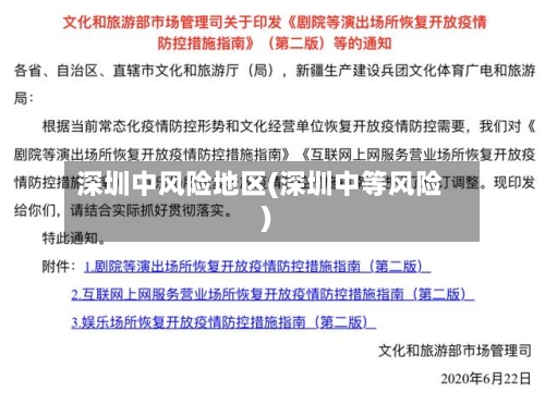 深圳中风险地区(深圳中等风险)-第1张图片