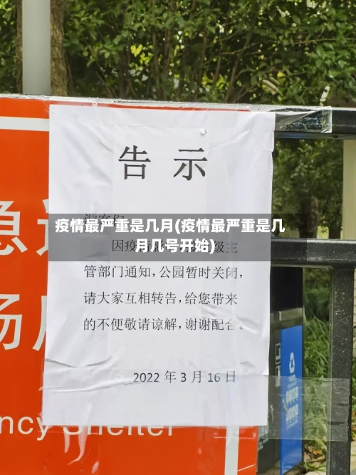 疫情最严重是几月(疫情最严重是几月几号开始)-第1张图片