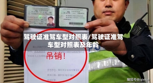 驾驶证准驾车型对照表/驾驶证准驾车型对照表及年龄-第1张图片