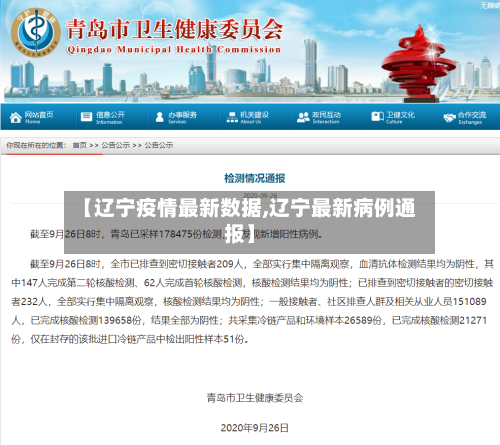 【辽宁疫情最新数据,辽宁最新病例通报】-第1张图片
