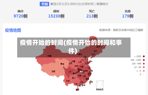 疫情开始的时间(疫情开始的时间和事件)-第1张图片