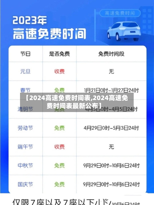 【2024高速免费时间表,2024高速免费时间表最新公布】-第1张图片