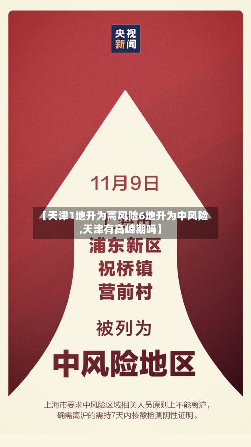 【天津1地升为高风险6地升为中风险,天津有高峰期吗】