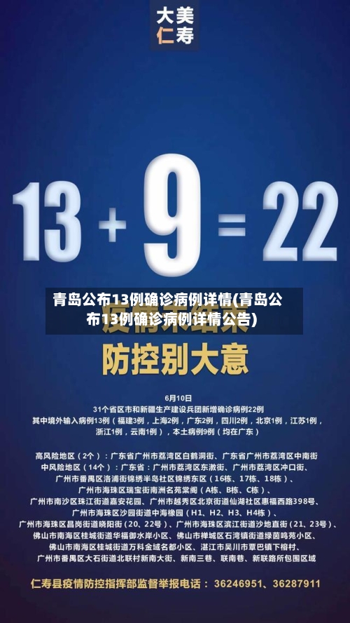 青岛公布13例确诊病例详情(青岛公布13例确诊病例详情公告)