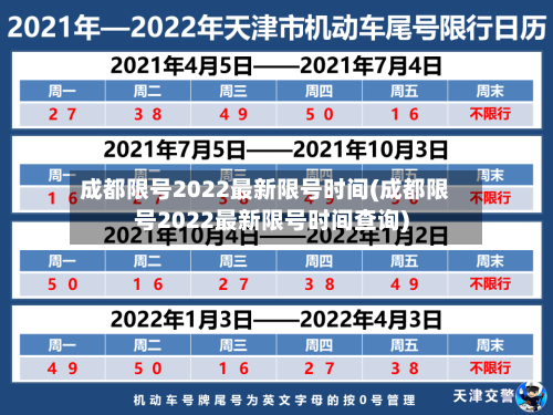 成都限号2022最新限号时间(成都限号2022最新限号时间查询)