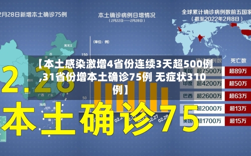 【本土感染激增4省份连续3天超500例,31省份增本土确诊75例 无症状310例】