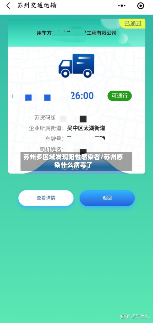 苏州多区域发现阳性感染者/苏州感染什么病毒了-第2张图片